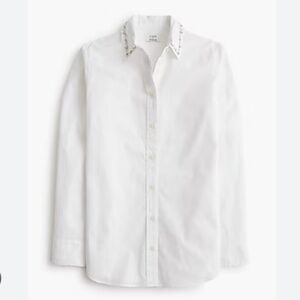 J.Crew Jeweled button-up shirt